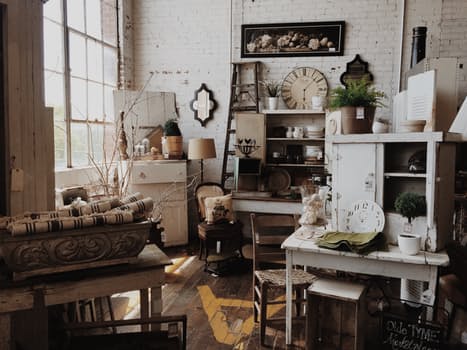 Antique store home goods and furniture 