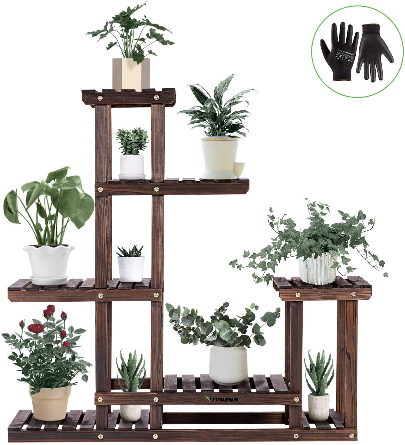 Contemporary Wooden Plant Stand