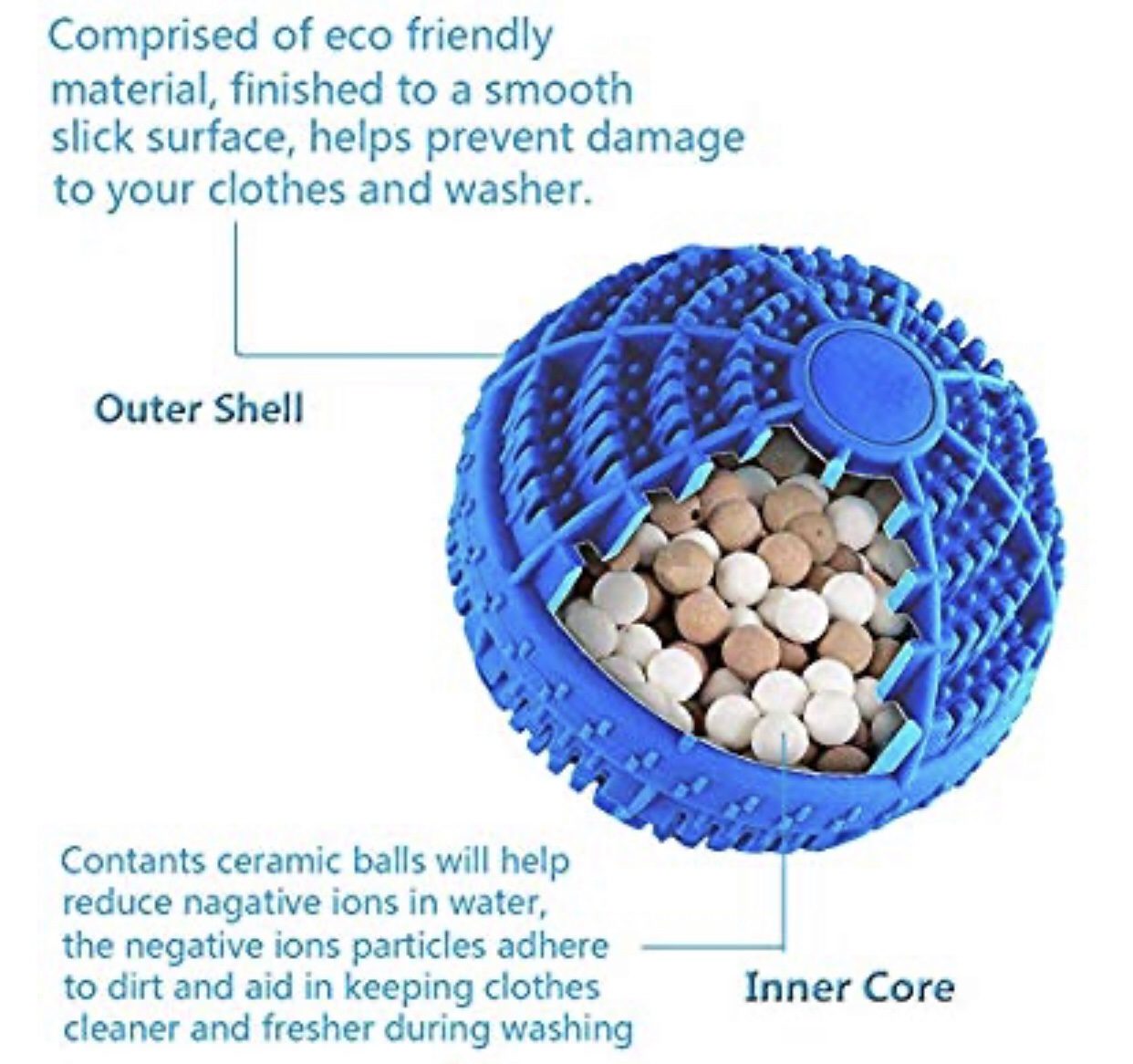 Washing machine balls eco friendly