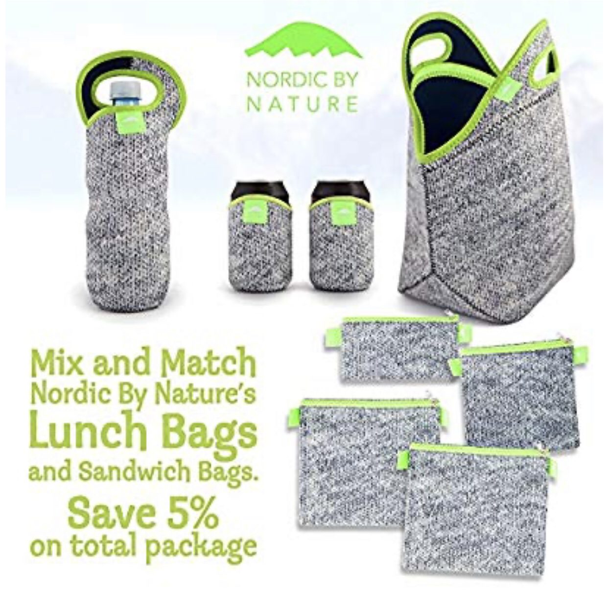 Washable sandwich bags
