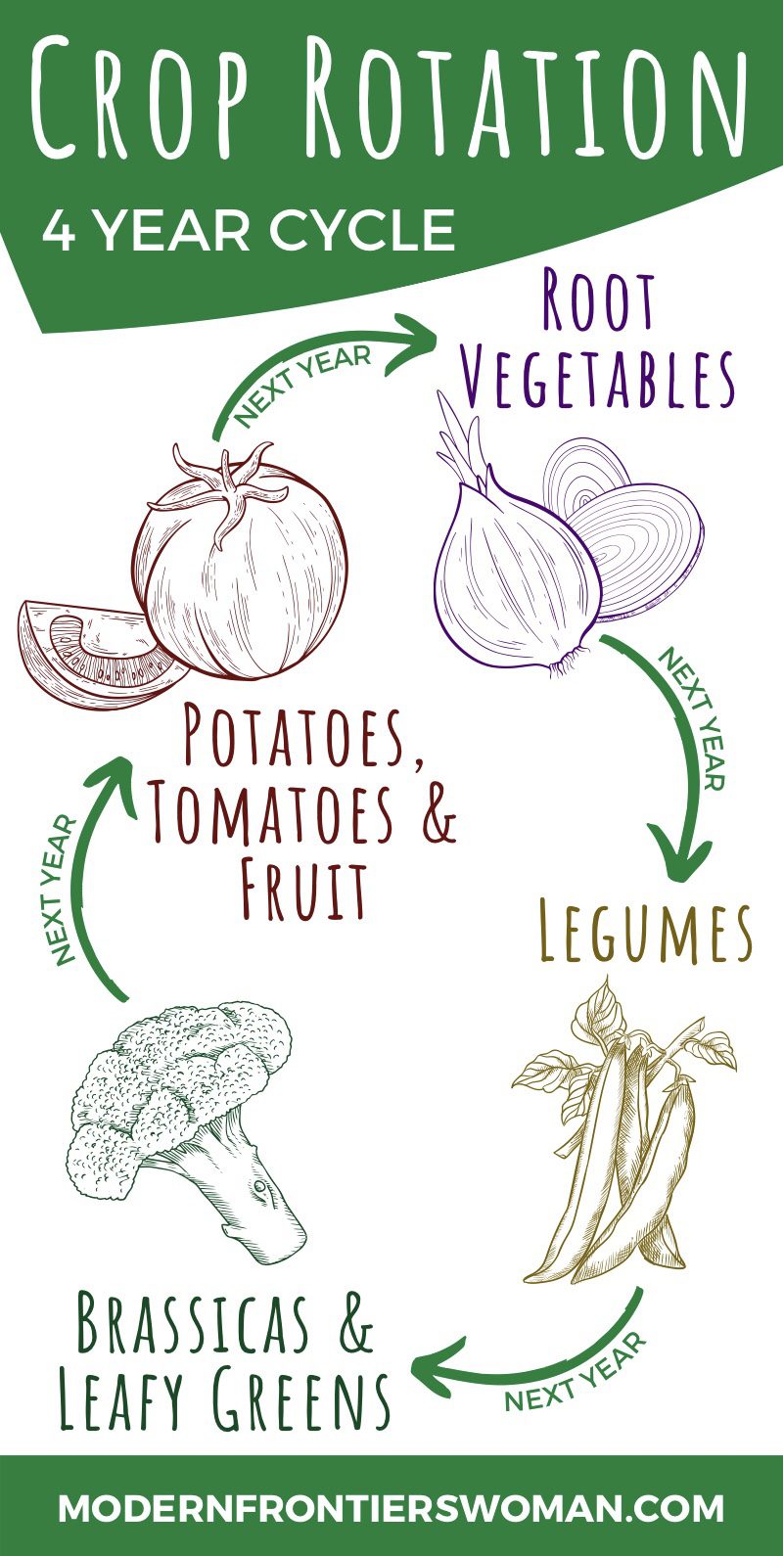 Crop Rotation 4 year cycle
