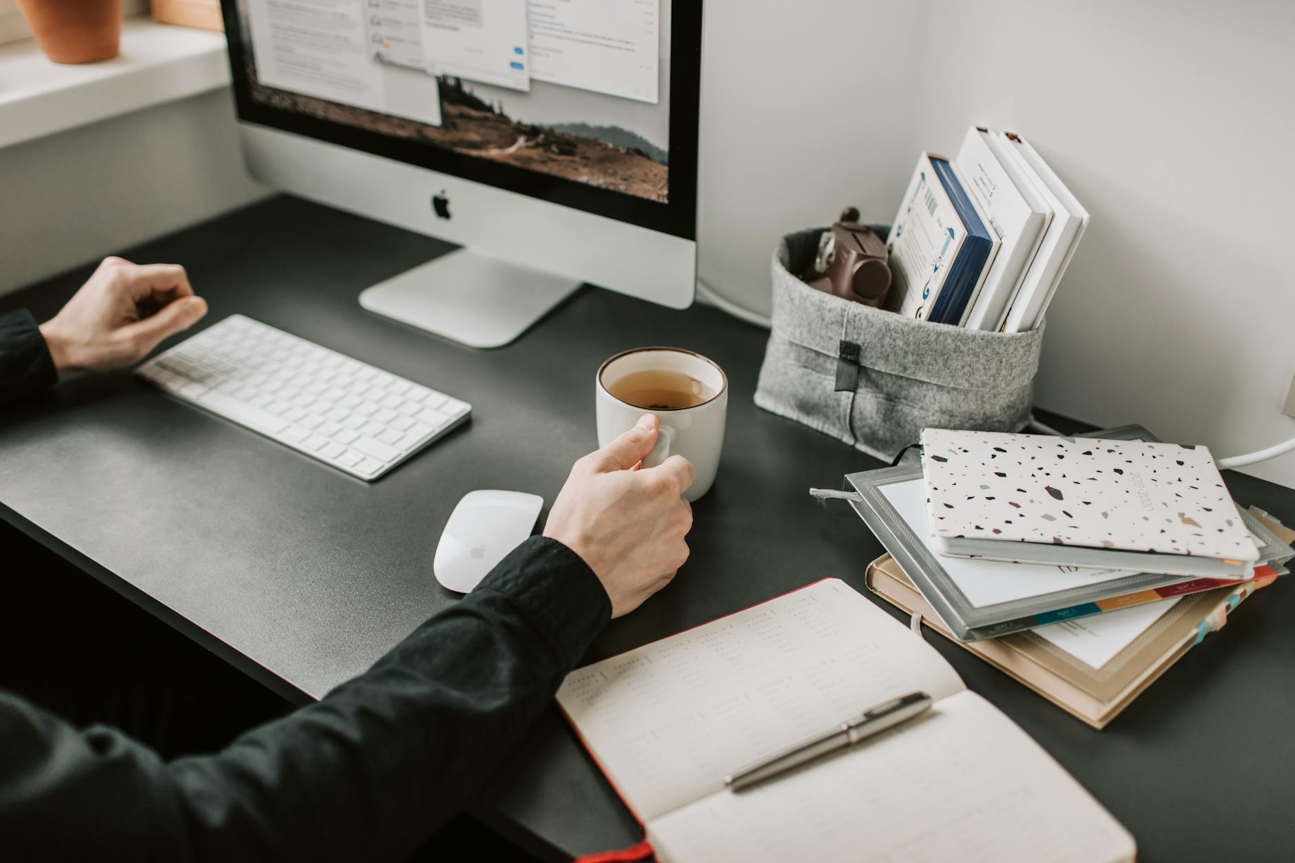 photo of person holding ceramic cup How Short, Regular Breaks Can Boost Your Self Care Routine