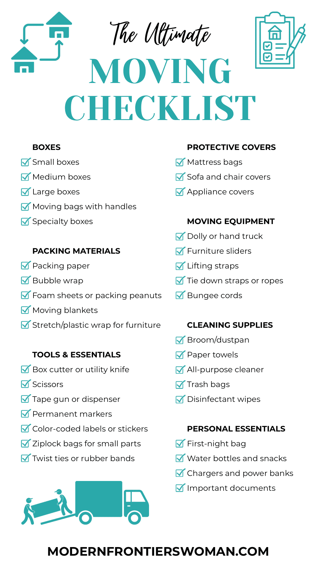 The Ultimate Moving Checklist