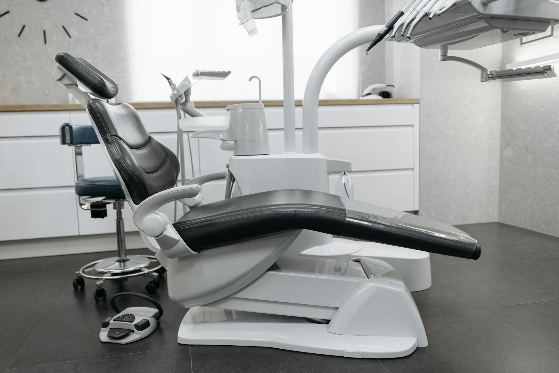 photo of a dental chair
