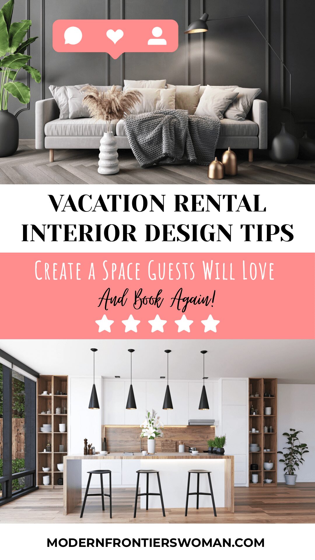 Vacation Rental Interior Design Tips: Create a Space Guests Will Love ...