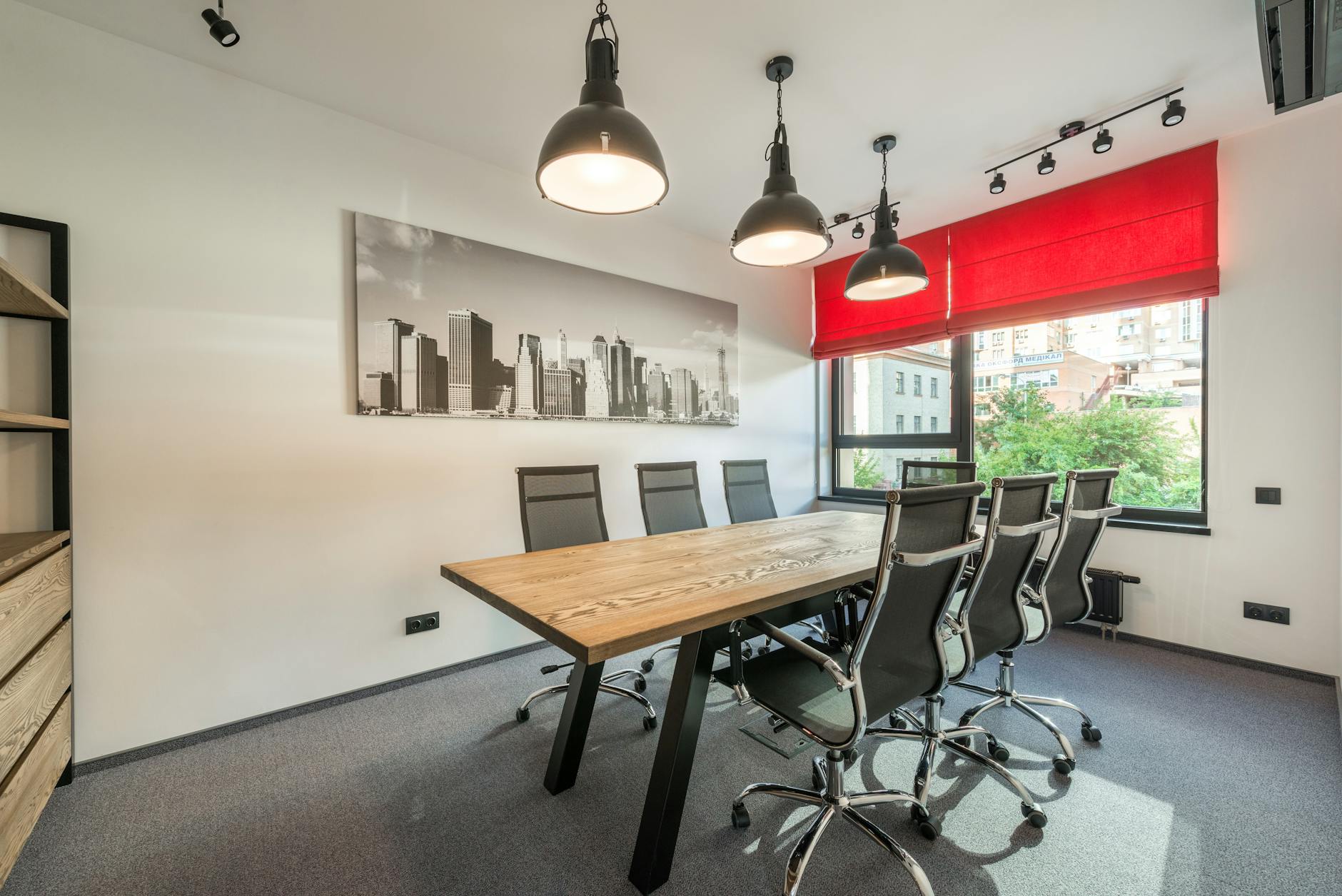 interior of spacious conference room in modern office When To Update Your Business Office Design