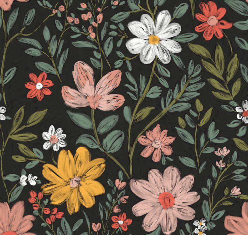 How to Use Modern Black Wallpaper to Add Drama to Textured Walls 8 How to Use Modern Black Wallpaper to Add Drama to Textured Walls