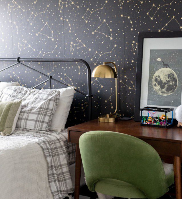 How to Use Modern Black Wallpaper to Add Drama to Textured Walls 9 How to Use Modern Black Wallpaper to Add Drama to Textured Walls