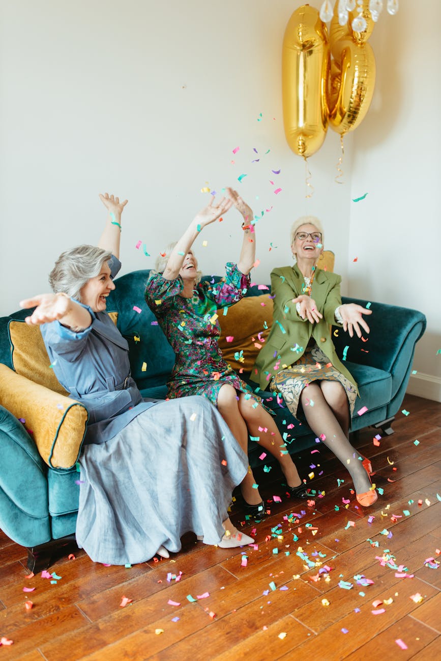 elderly women celebrating a birthday party Menopause Management: 4 Empowering Tips Every Woman Should Know