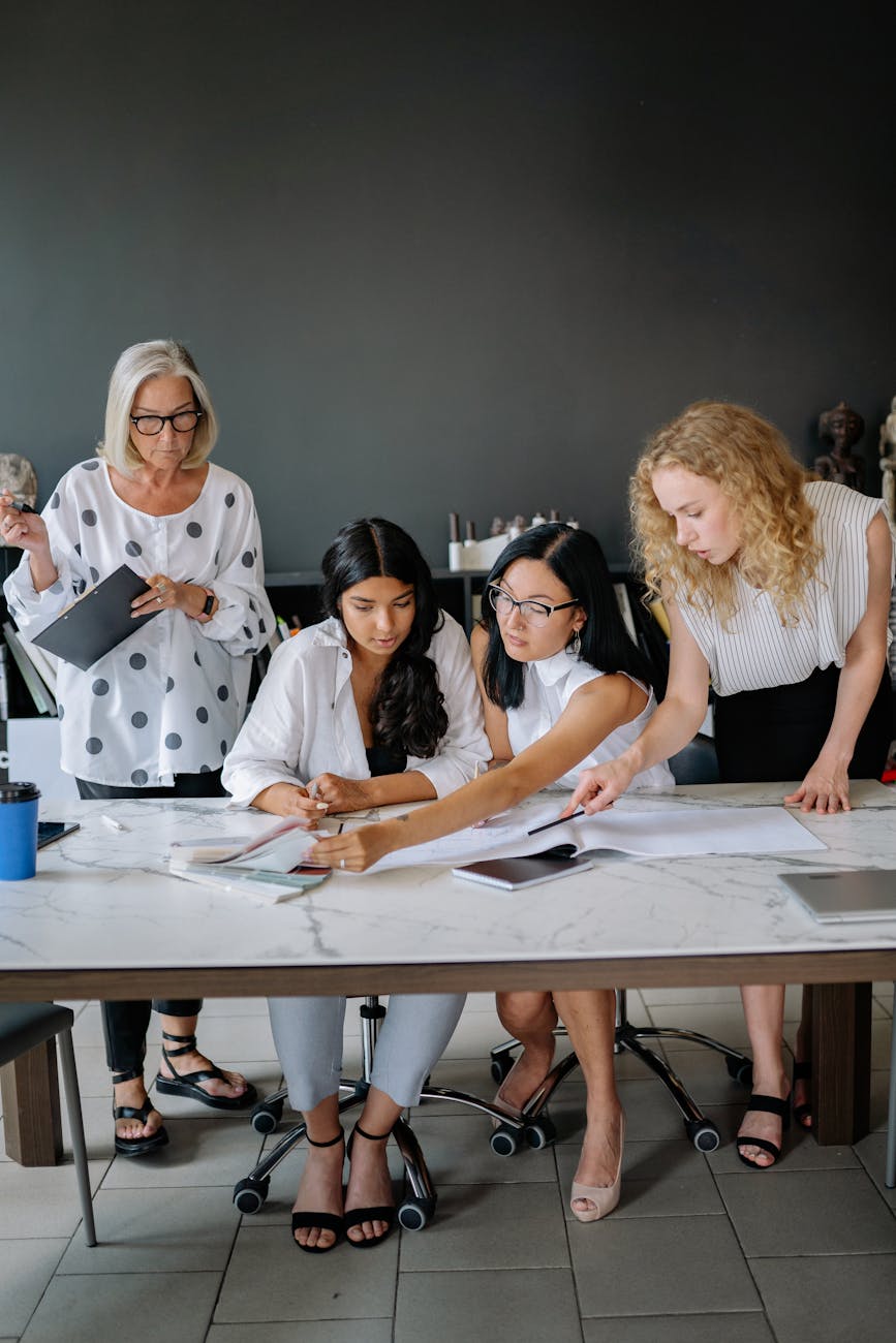 women collaborating at work The Business Hacks Every Entrepreneur Overlooks
