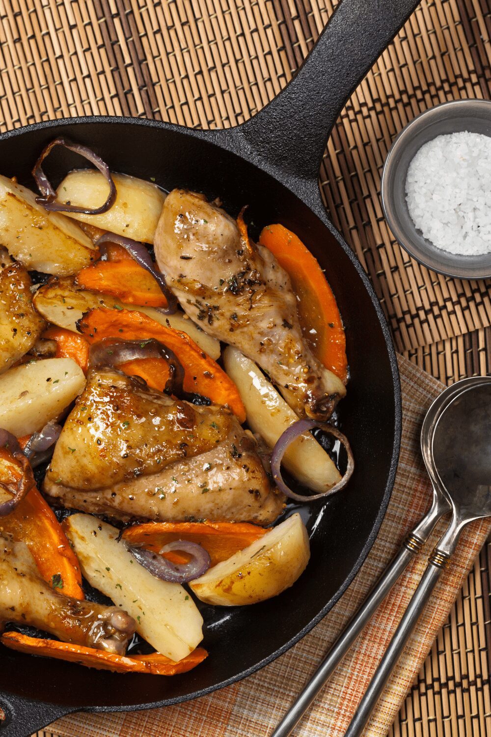 20 Cozy Fall Meals Even the Pickiest Kids Will Devour Honey Garlic Chicken Thighs with Roasted Carrot