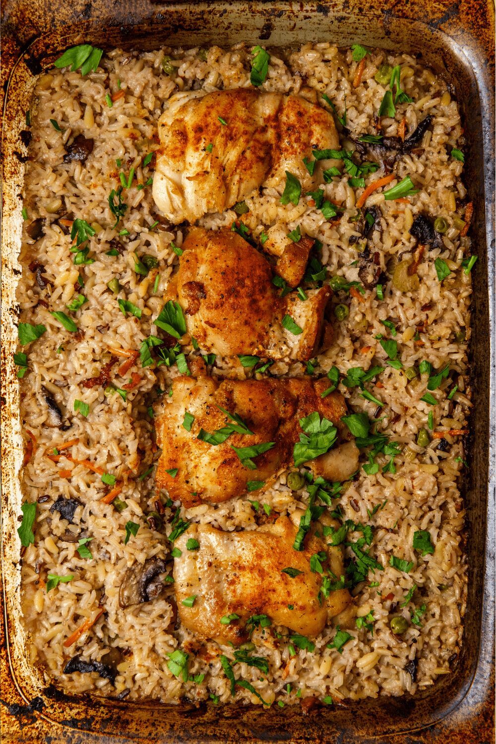 20 Cozy Fall Meals Even the Pickiest Kids Will Devour Harvest Chicken and Rice Bake
