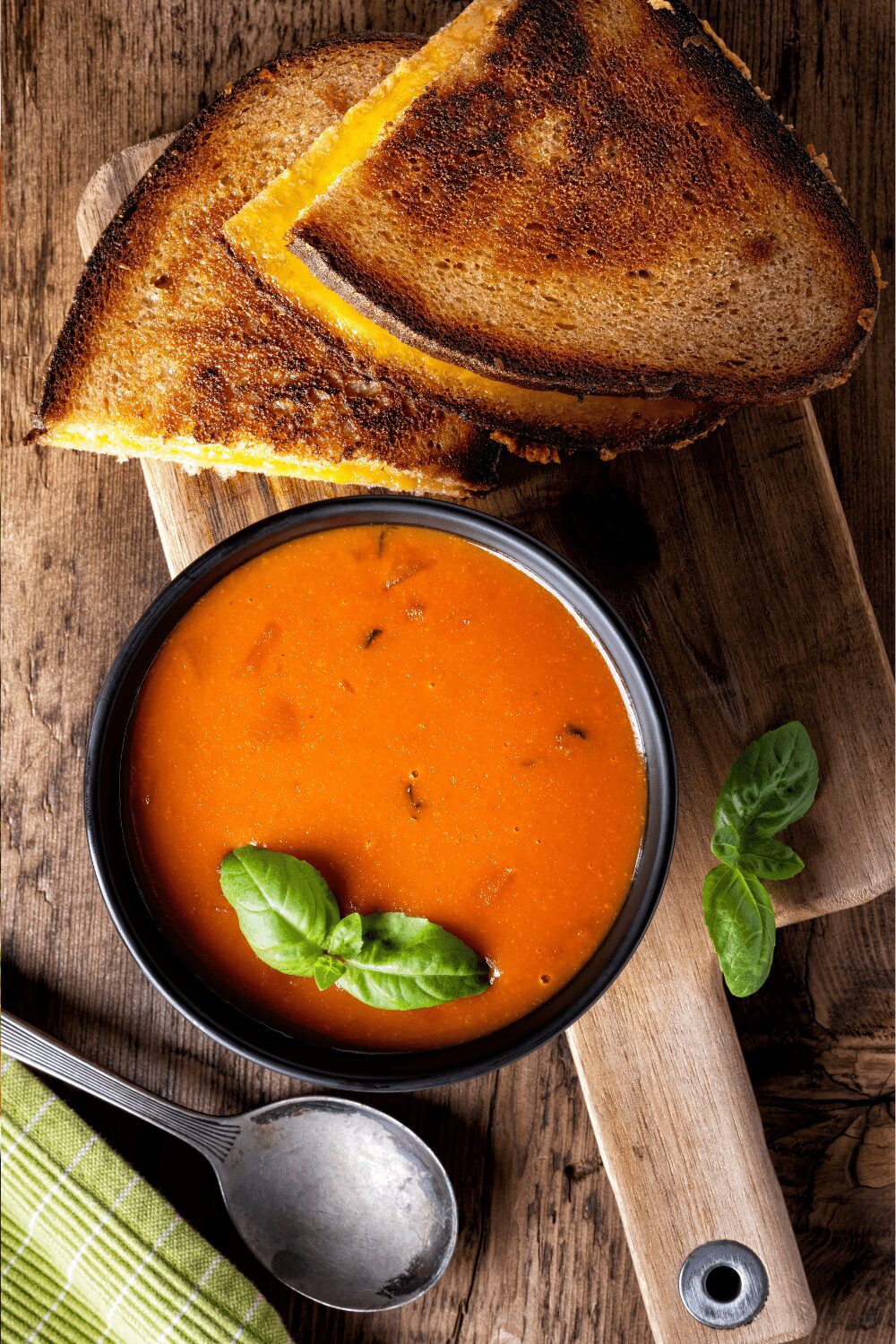 20 Cozy Fall Meals Even the Pickiest Kids Will Devour Creamy Tomato Basil Soup with Grilled Cheese Dippers