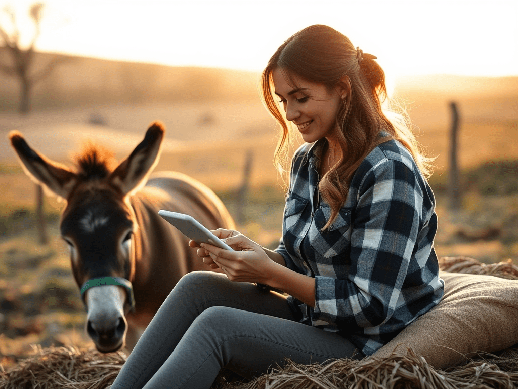 create a featured image for a blog post titled rural 1 Rural Tech Tools That Make Country Living Easier