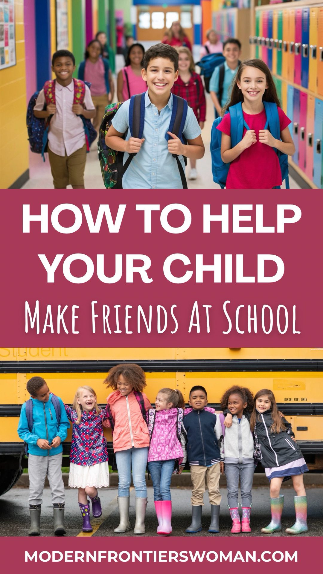 How to Help Your Child Make Friends at School