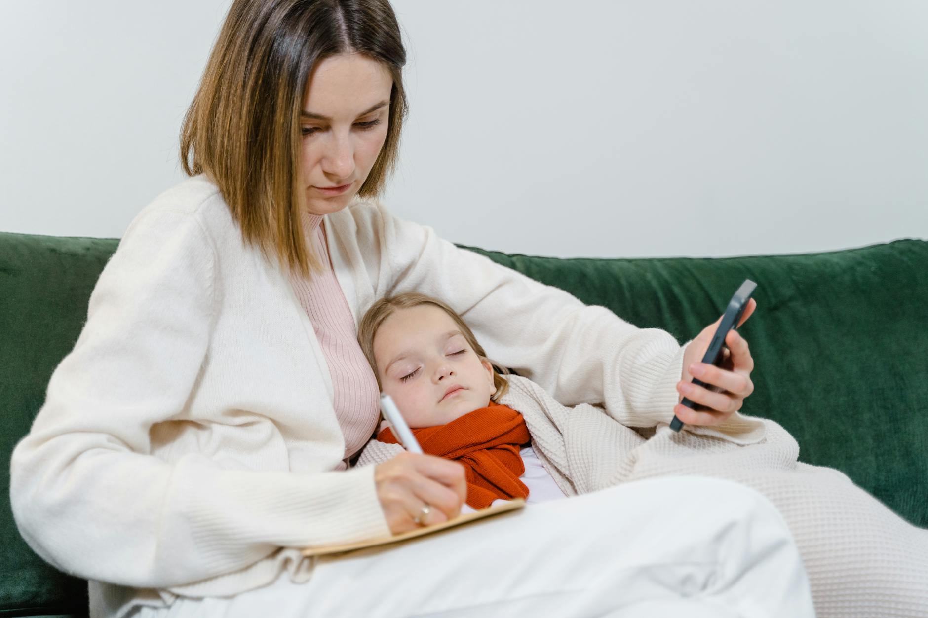 a mother caring for her sick daughter Self-Diagnosis Dos and Don’ts: How to Use the Internet to Your Advantage
