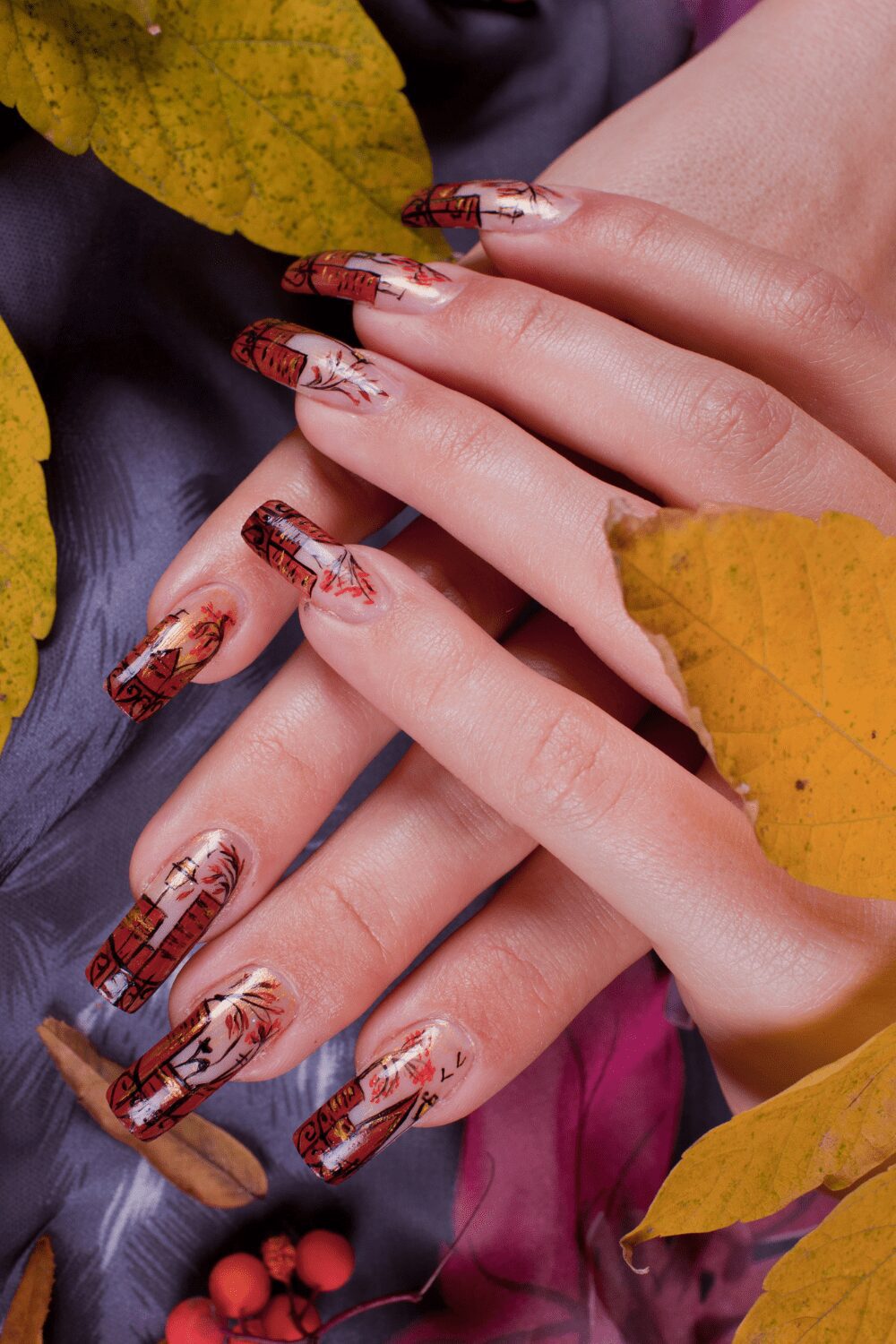 150+ Stunning Fall Nails to Inspire Your Next Manicure 143 150+ Stunning Fall Nails Ideas to Inspire Your Next Manicure
