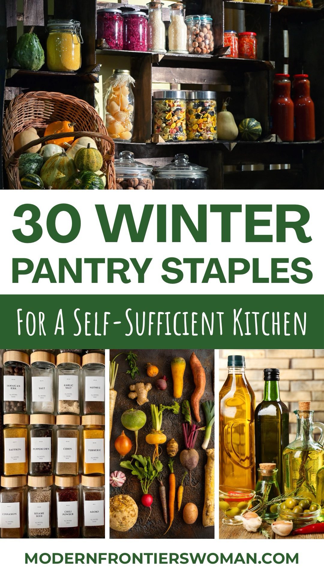 30 Essential Winter Pantry Staples for a Self-Sufficient Kitchen