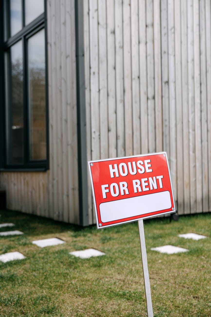 a house for rent placard on the yard 7 Innovative Ways to Start Climbing the Property Ladder in 2025