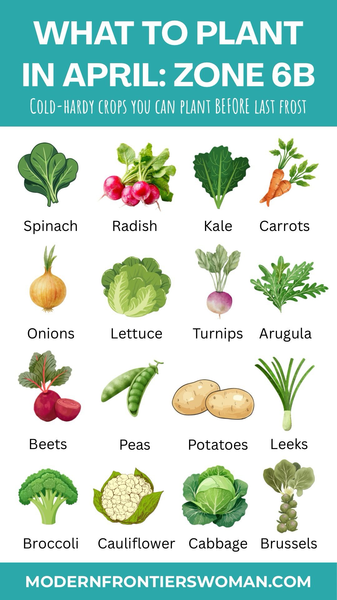 Spring Planting Guide for Zone 6B | Modern Frontierswoman